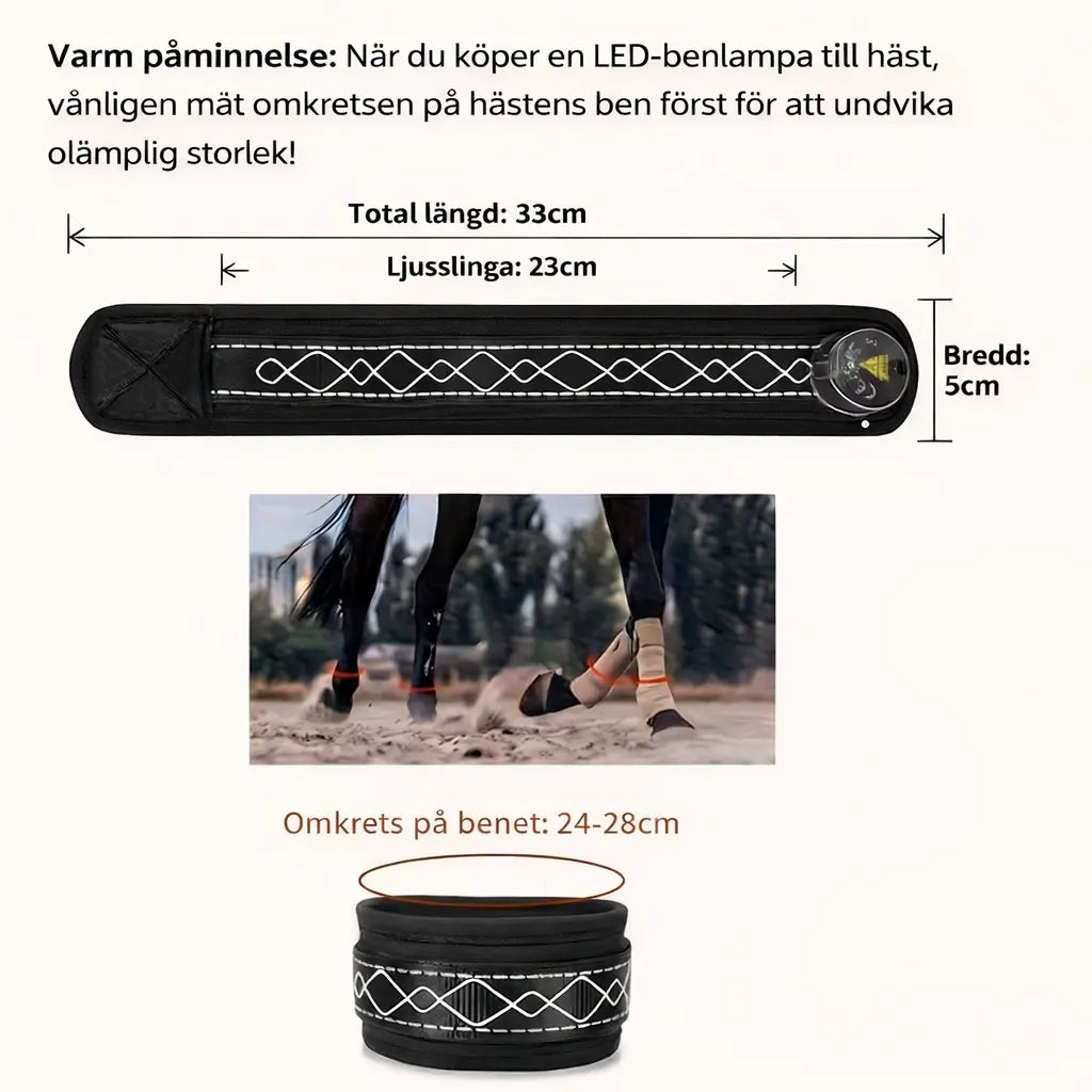 Cavallo LED & Reflex™ LEG – Synlighet i mörkret - Nordisk Hov & Tass