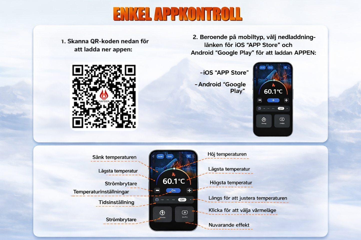 Nordic HeatStep™ - uppladdningsbara värmesockar